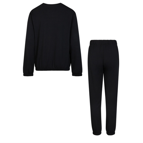 Hurley Girls' Fleece Crew and Jogger Set - Picture 5 of 13